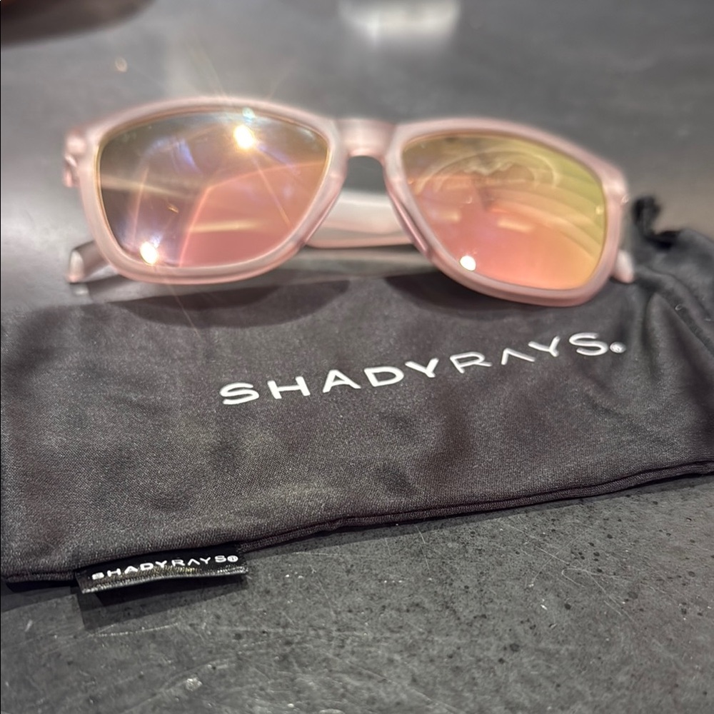 Shady Rays Rose-Tinted Sunglasses